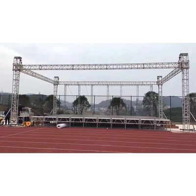 铝合金舞台桁架灯光太空trus架钢铁雷亚卡扣快装简易合唱看台婚庆
