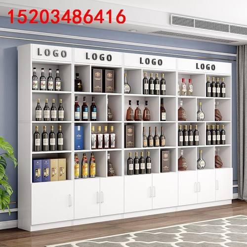 红酒展示柜客厅隔断展示架酒架茶叶家用酒柜落地柜陈列烟柜货柜