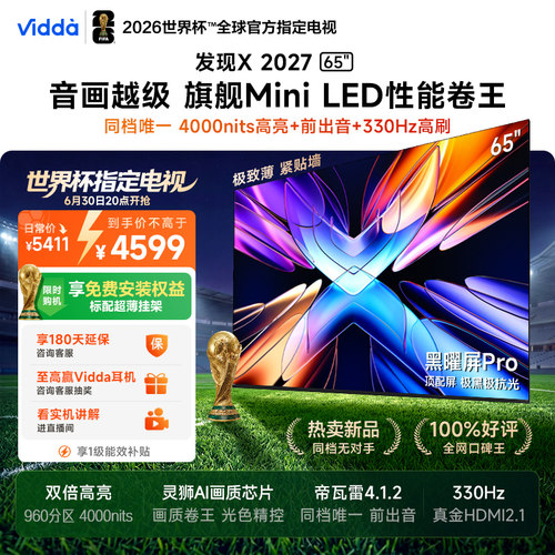 Vidda发现X202765英寸