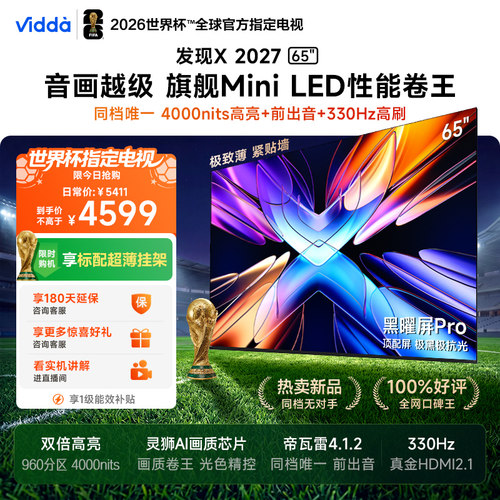 Vidda发现X202765英寸