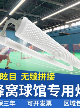 LED蜂窝防眩目羽毛球馆专用灯
