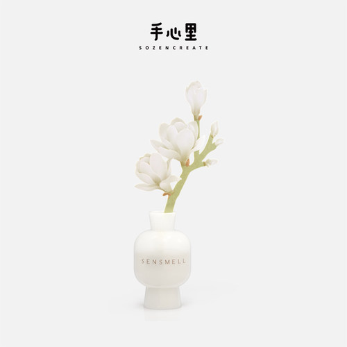 手心里玉兰无火香薰香氛摆件创意毕业生日礼物伴手礼小众扩香器