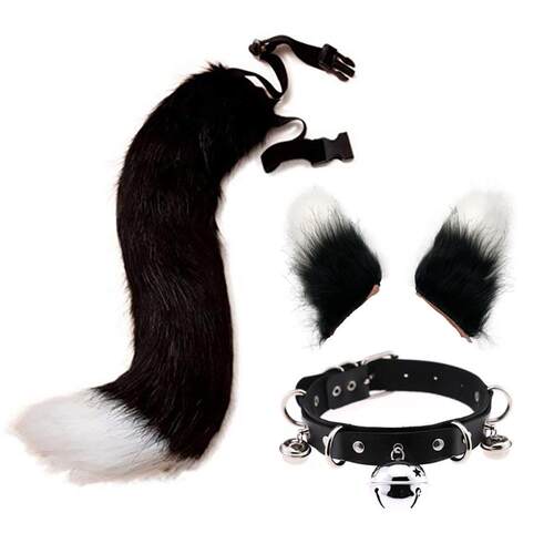 Halloween costume animal ears and tail accessories