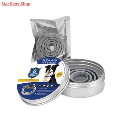 Pet Flea and Tick Collar for Dogs Cats Up To 8 Month Flea Ti