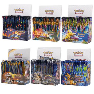 324Pcs Box Pokemon Card Shining Fates Style English Booster