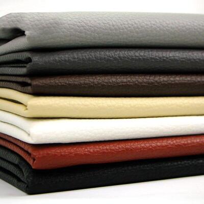 Leather fabric soft cover sofa cLoth Lychee grain artificia