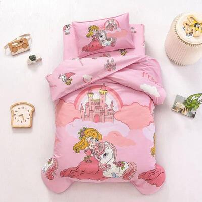 3pcs Baby Bedding Set For Baby Kindergarten Crib Bed Linen K