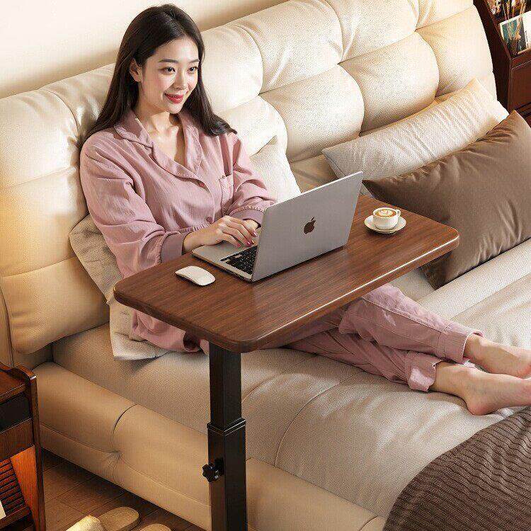 Storage bedside table, movable computer desk, bedroom home