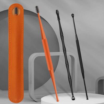 1/3PCS Soft Silicone Earwax Remover Portable Ear Cleaner Sta
