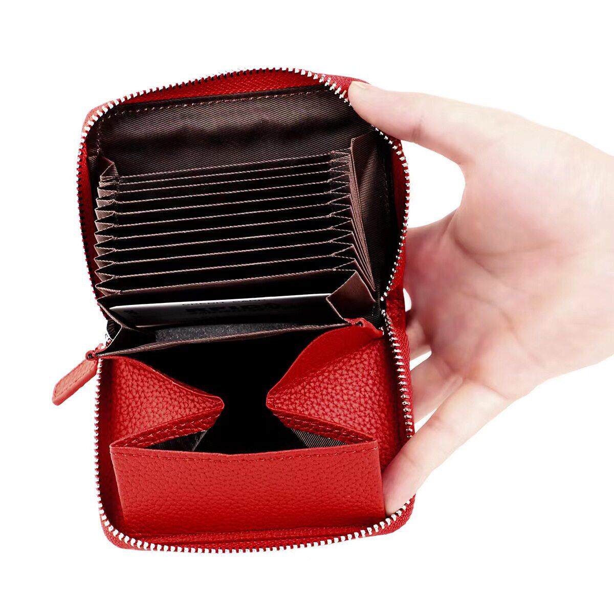 Multi slot anti tamper magnetic card clip wallet防消磁零钱包