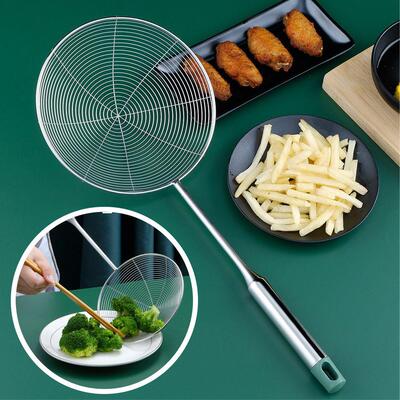 Skimmer Filter Mesh Food Cookware Colander Fried Straine笊篱