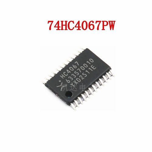 74HC4067PW HC4067 贴片TSSOP24 16通道模拟多路复用器/解复用器