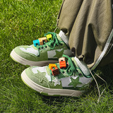 新款潮流星四色星星板鞋港风男士小众鞋板鞋XZ517-1XZ2188P65，男鞋休闲鞋，星座517-1