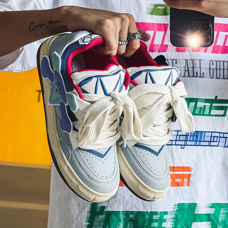 2024新款小众设计钻石面包鞋情侣潮学生鞋XZ517-1XZ192P80,男鞋休闲鞋,星座517-1