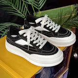 新款板鞋厚底板鞋休闲运动港风森系原宿小白鞋XZ517-1XZ1101P55，男鞋休闲鞋，星座517-1