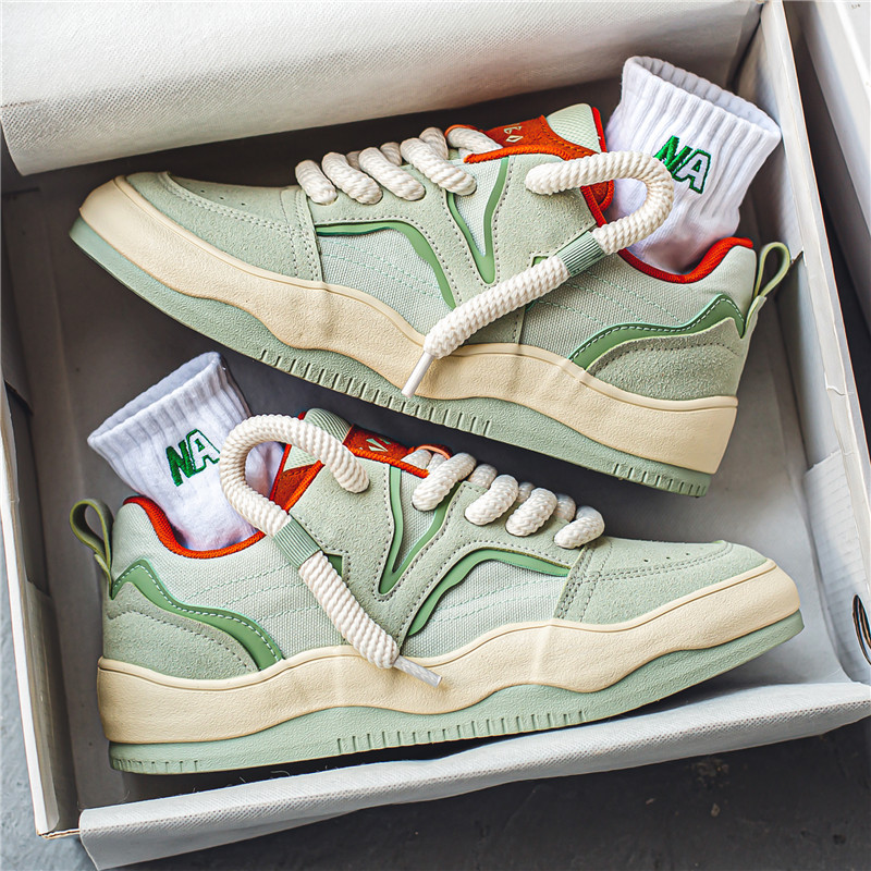 多巴胺板鞋休闲板鞋小众设计感潮鞋运动鞋XZ517-1XZ9937P65，男鞋休闲鞋，星座517-1