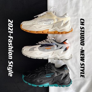 2021春季新款增高港风休闲运动网红鞋老爹鞋男XZ517-1 XZ9602 P55图片