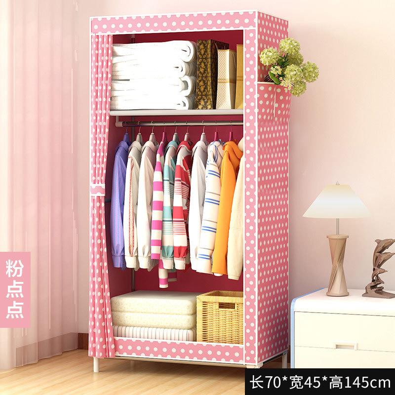 简易衣柜成人儿童宿舍卧室布衣柜简约现代经济型省空间组装小衣橱