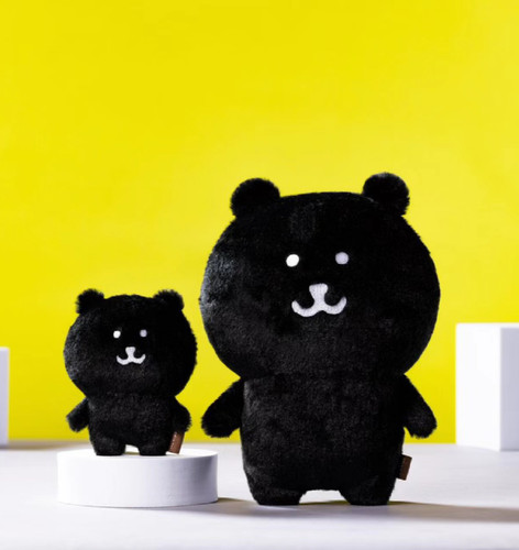 Nagano自嘲熊黑熊公仔玩偶黑熊挂件毛绒玩具安抚抱枕儿童圣诞礼物