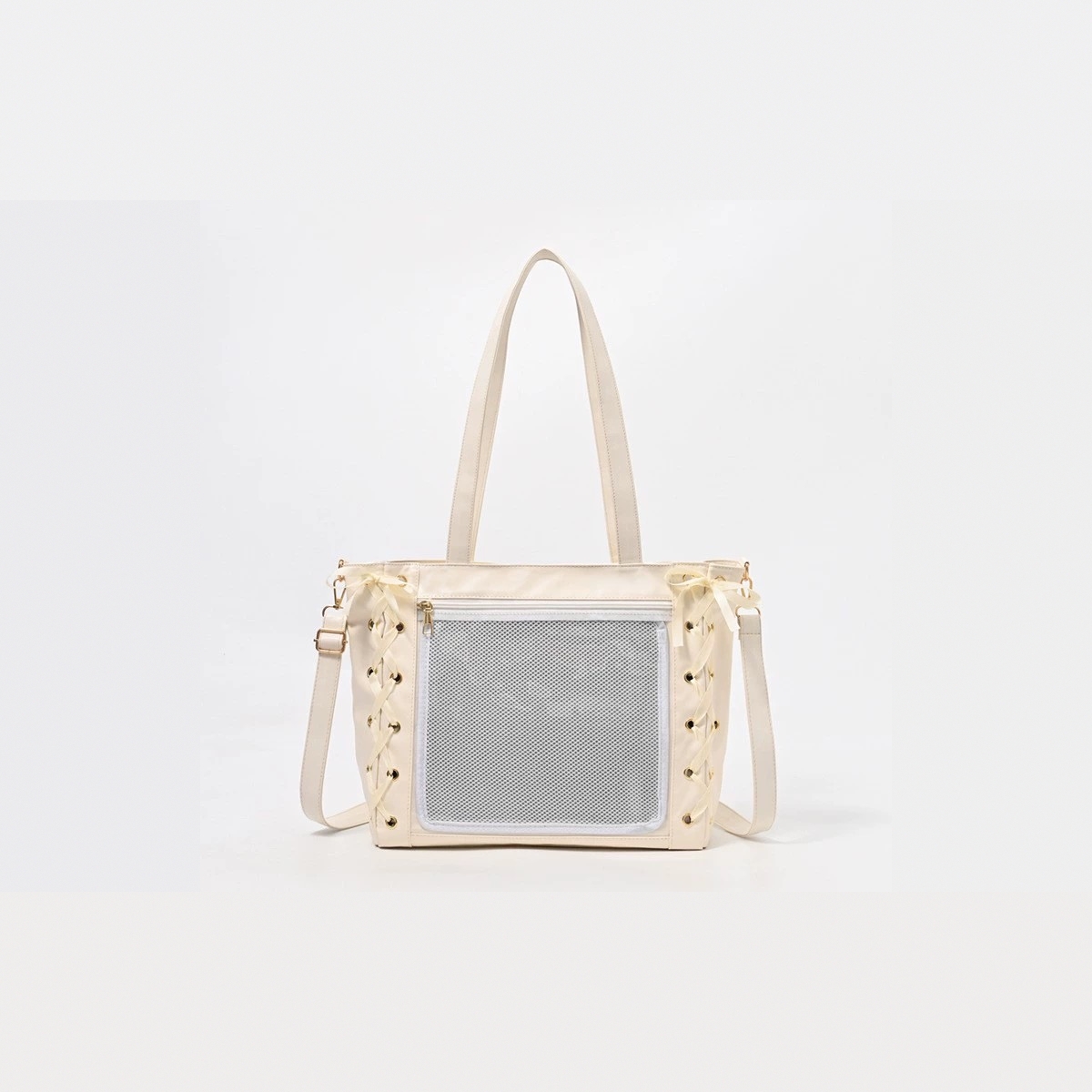 新款丝带痛包日系大容量女