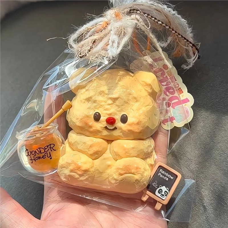 黄油小熊捏食品级硅胶解压