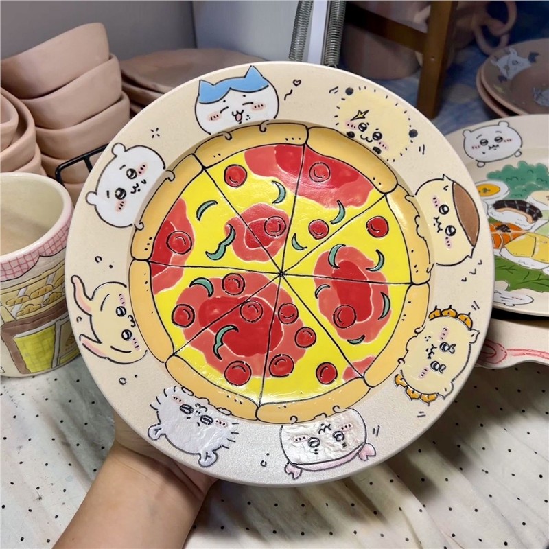 吉伊卡哇全员限定陶瓷盘高