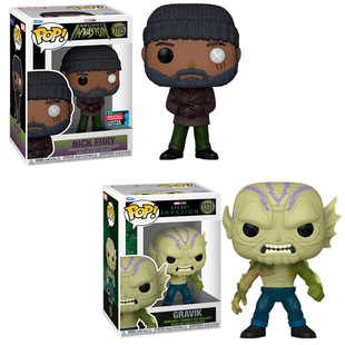 Bendis尼克弗瑞Nick 秘密入侵Brian Fury斯克鲁人公仔 POP Funko