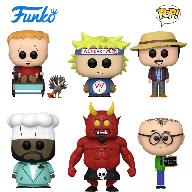 Funko POP 南方公园South Park手办兰迪麦奇Timmy Wonder Tweek