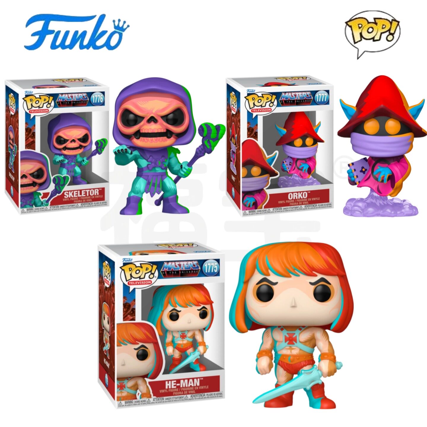 Funko POP宇宙巨人希曼Masters of the Universe周边骷髅王手办