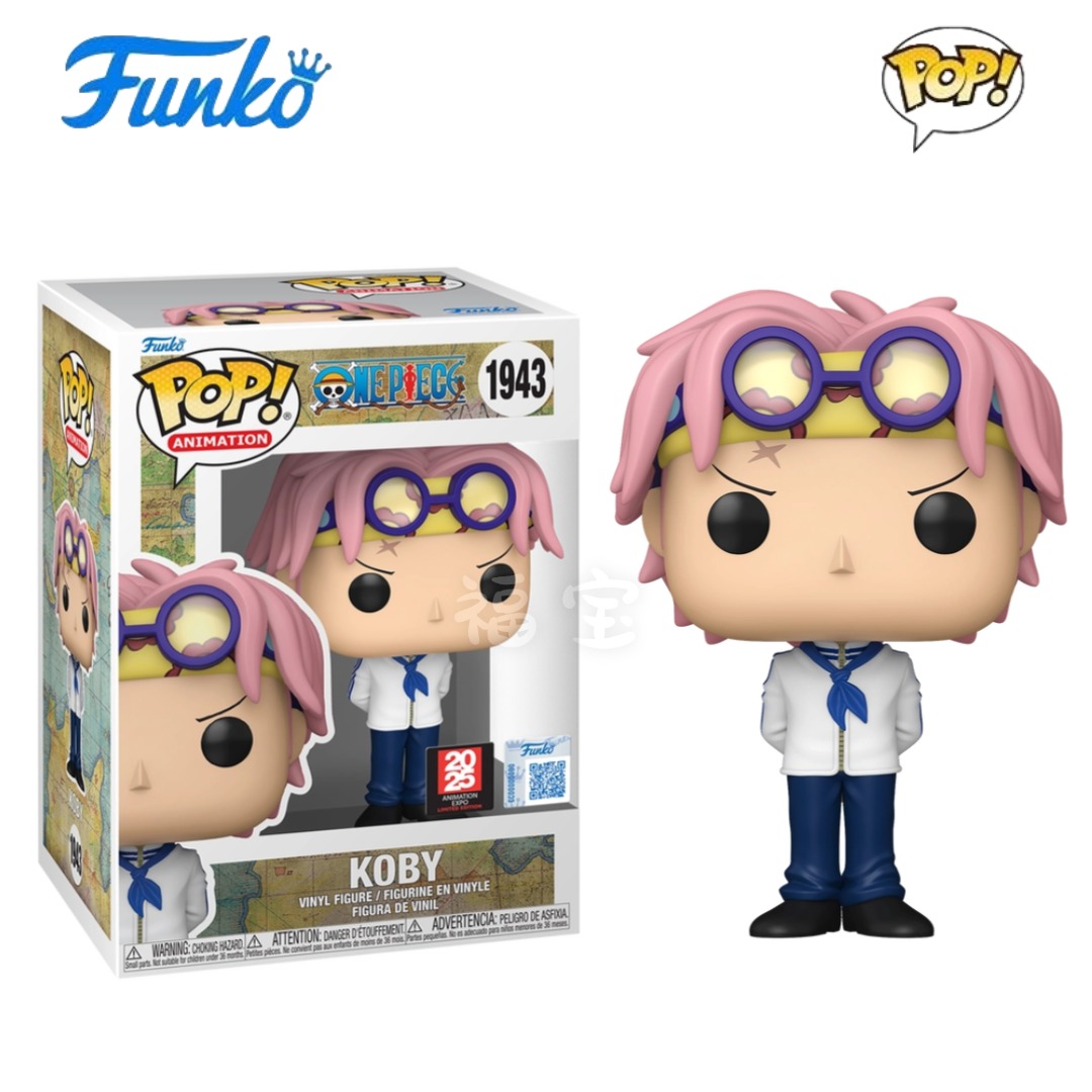 Funko POP海贼王One Piece周边可比Coby未来大将公仔手办人偶1943