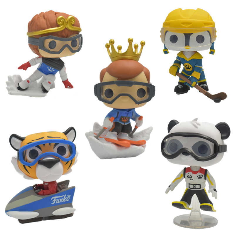 2022亚洲冬季运动会4件装公仔