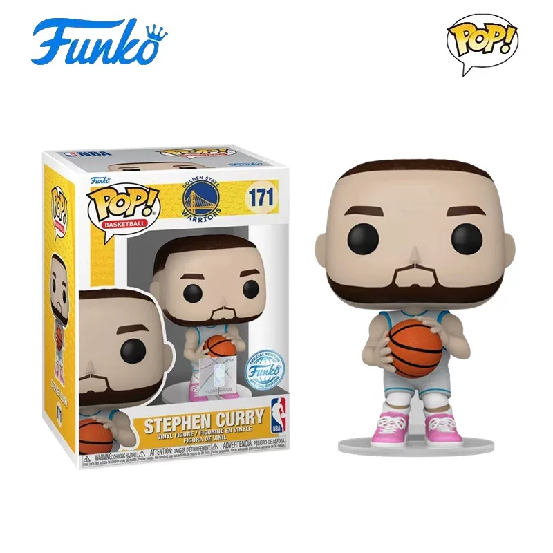 Фигурка FUNKO POP баскетбол NBA звезда Стивен Карри, кукла, рукописный надпись