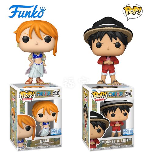 Funko POP海贼王One Piece周边路飞 娜美公仔手办潮玩人偶豆豆眼