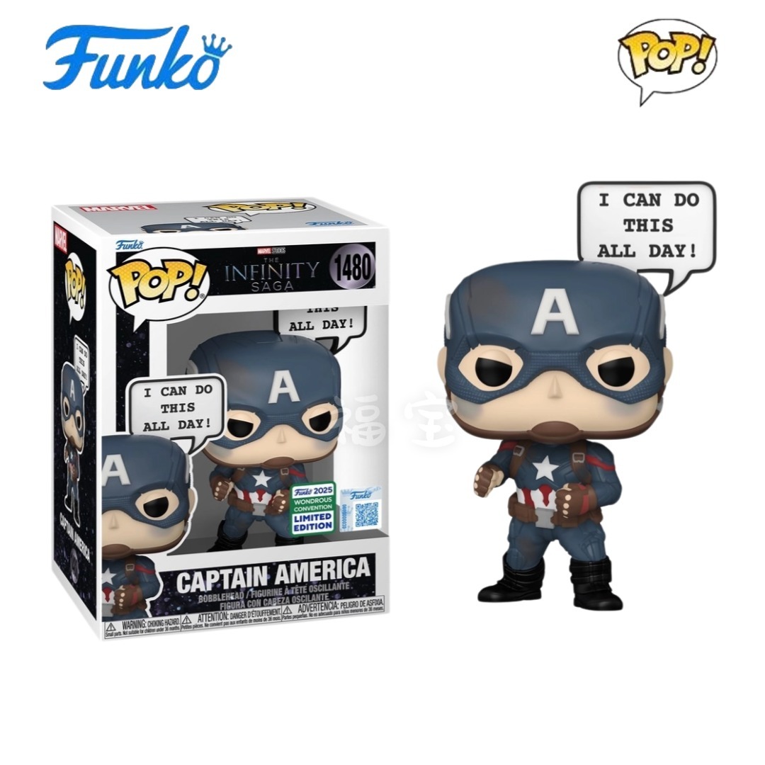 Funko现货无限传奇美国队长手办