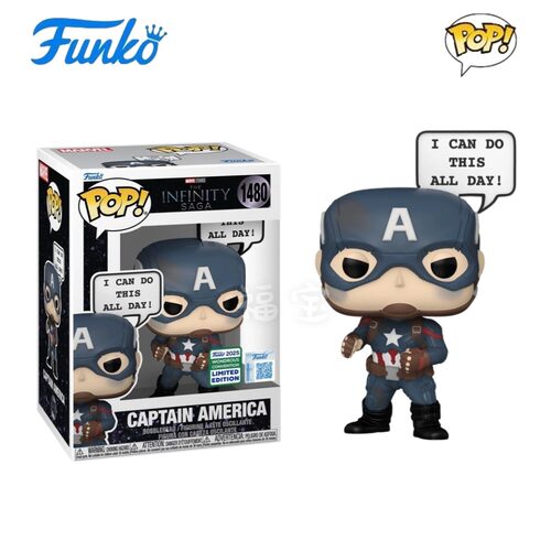 Funko现货无限传奇美国队长手办