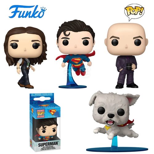 Funko POP DC 2025版超人Superman周边超狗卢瑟露易丝公仔手办