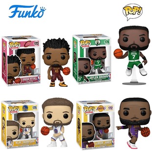 Funko POP篮球NBA克莱汤普森 多诺万米切尔 杰伦布朗 詹姆斯手办