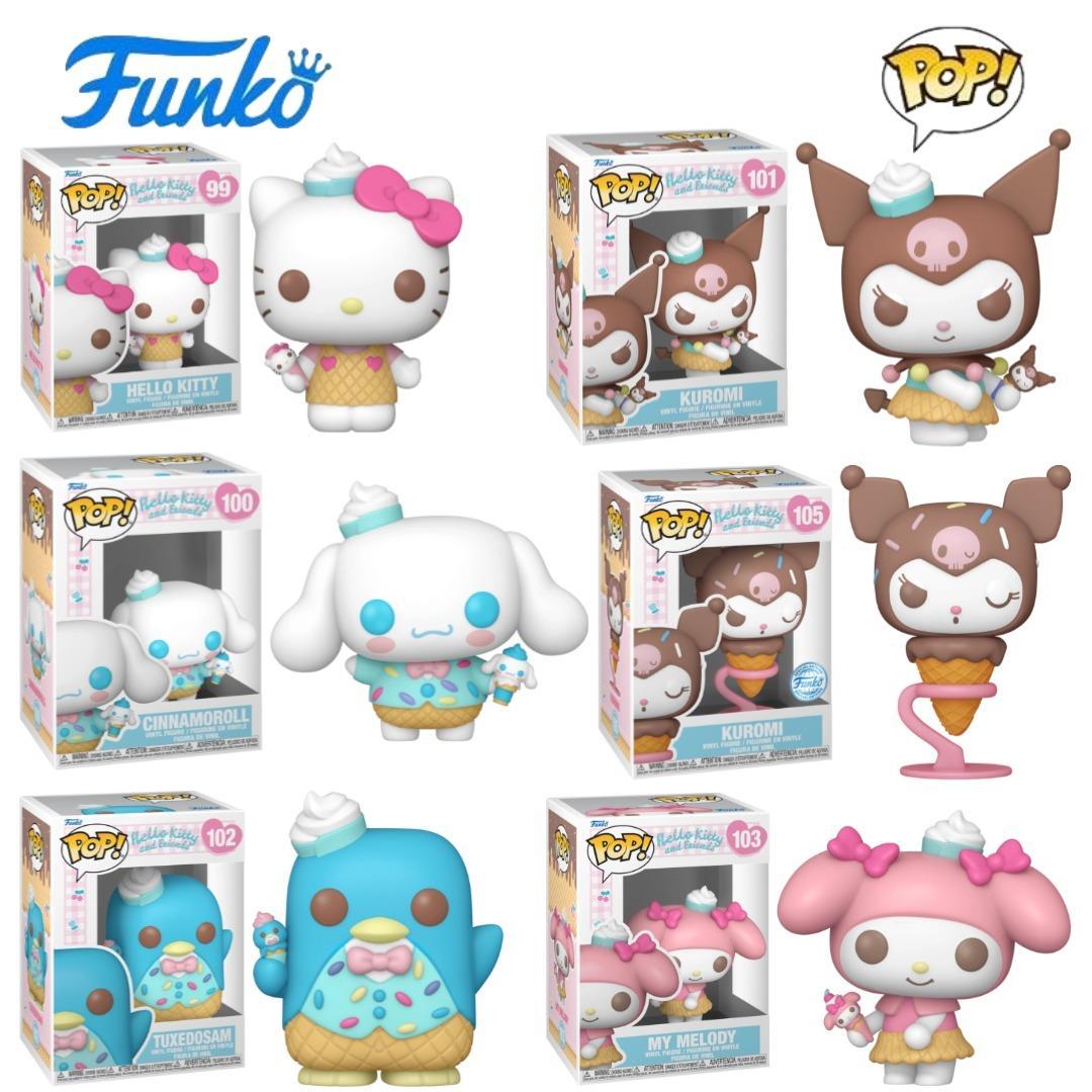 Funko POP 三丽鸥周边凯蒂猫大耳狗库洛米山姆企鹅公仔手办摆件