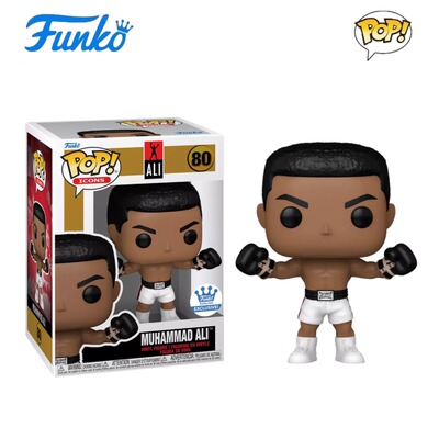 收藏拳王阿里头可转动人偶