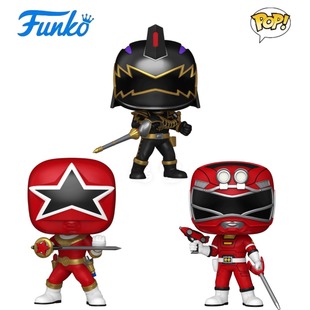Funko RANGERS周边红衣战士黑色雷霆公仔手办 POP超凡战队POWER