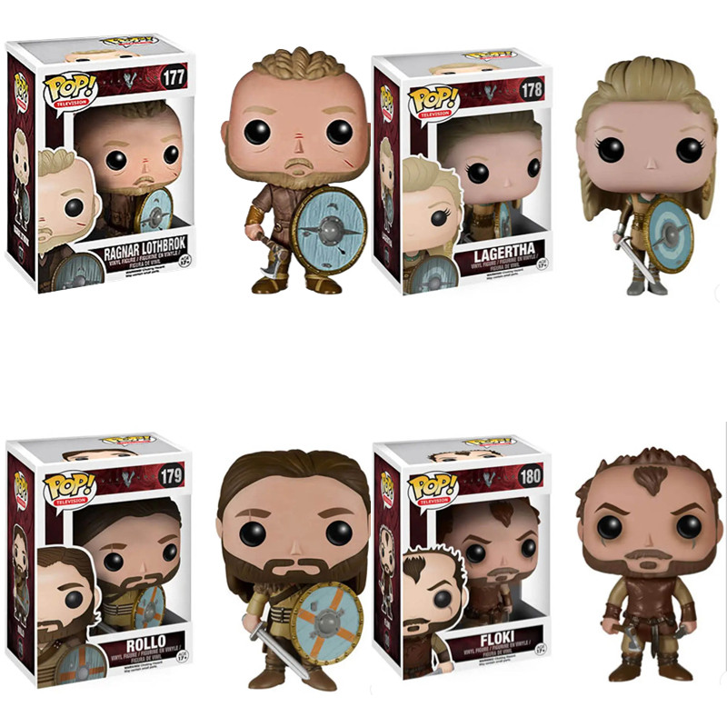 funko pop维京传奇vikings周边公仔手办海盗拉格纳 盾女拉葛莎