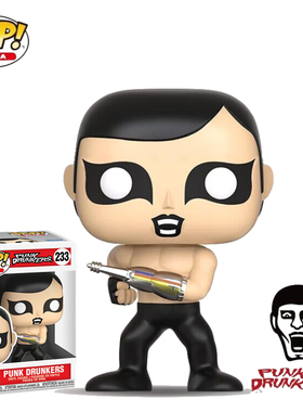 Funko POP 亚洲版Punk drunkers品牌菲律宾展会限量公仔手办