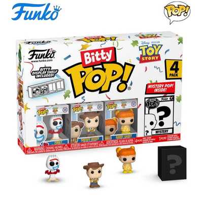 Funko Bitty 玩具总动员Toy Story迷你4个装胡迪巴斯弹簧狗公仔