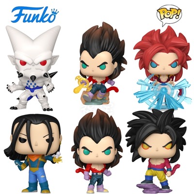 Funko POP龙珠GT Dragon Ball周边超级赛亚人4孙悟空贝吉塔手办