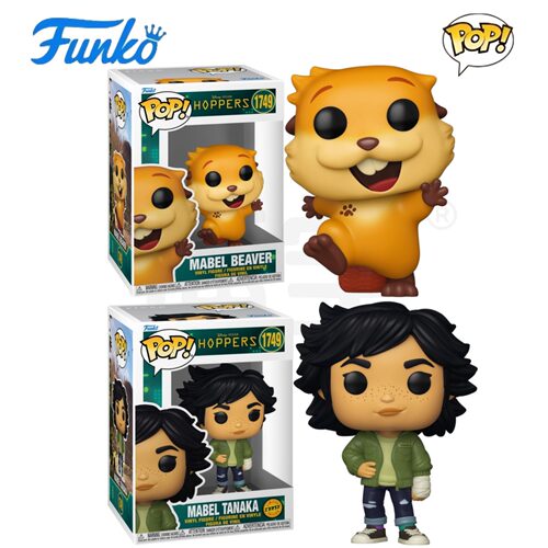 Funko POP河狸变身计划Hoppers周边梅布尔公仔手办摆件