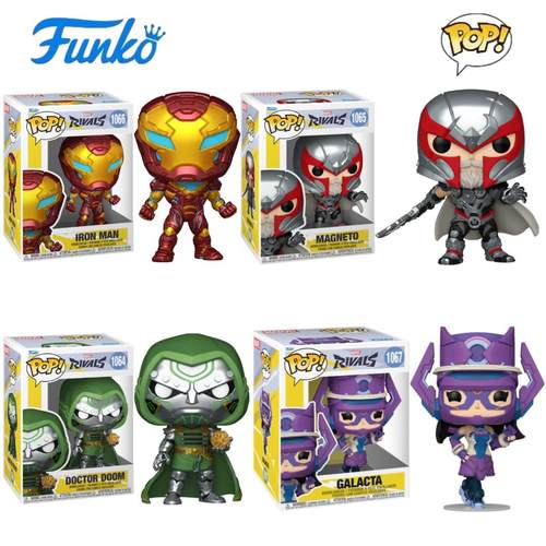 Funko POP漫威争锋Marvel Rivals万磁王钢铁侠毁灭博士伽娜塔手办