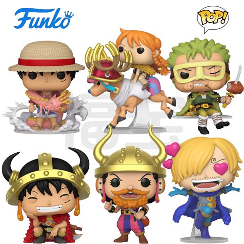 Funko POP 海贼王One Piece周边路飞索隆山治乌索普娜美公仔手办