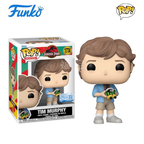 Funko PoP侏罗纪公园Jurassic Park周边蒂姆带夜视镜公仔手办1774
