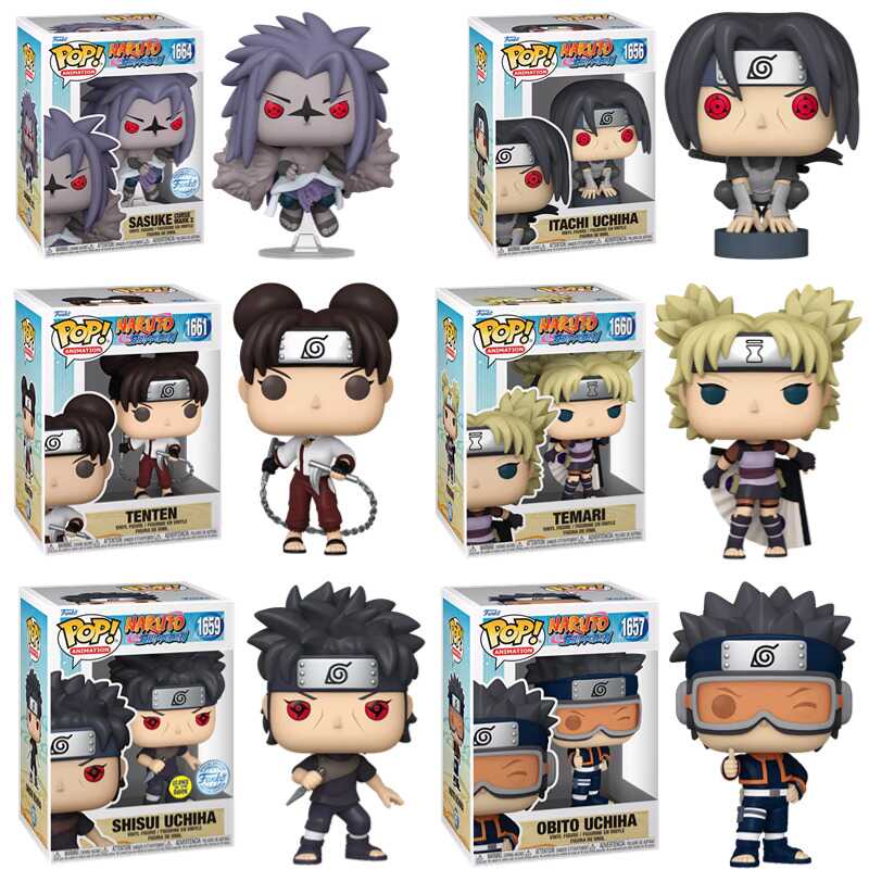 Funko POP火影忍者Naruto: Shippuden周边佐助天天手鞠带土公仔