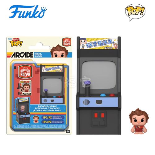 Funko Bitty迪士尼破坏王Wreck-It Ralph迷你拉尔夫娃娃机手办